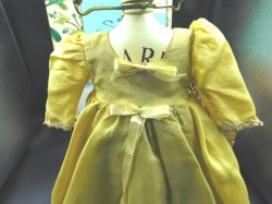 madame alexander yellow dress bows a